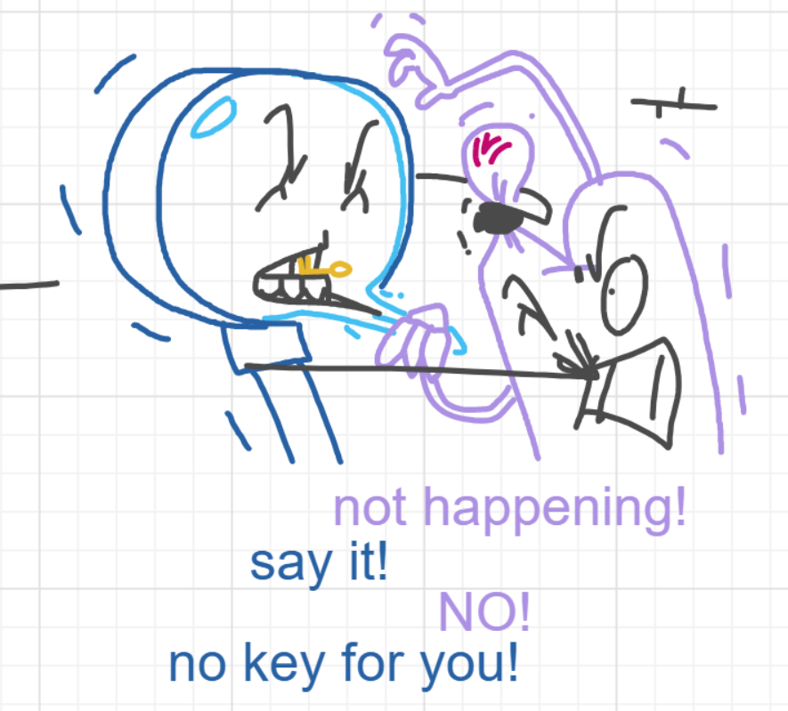 A panel from I've Been Everywhere, Man, episode nine of the Board Boards object show by Furretwalk/WalkingFurret.